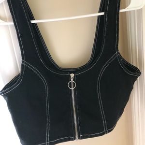 Black Urban Outfitters Crop Top